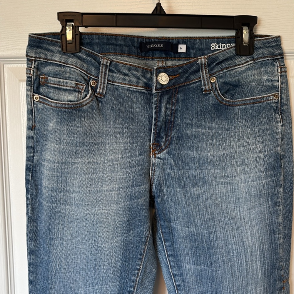 Vigoss Skinny Medium Blue Wash Jeans Sz. 9